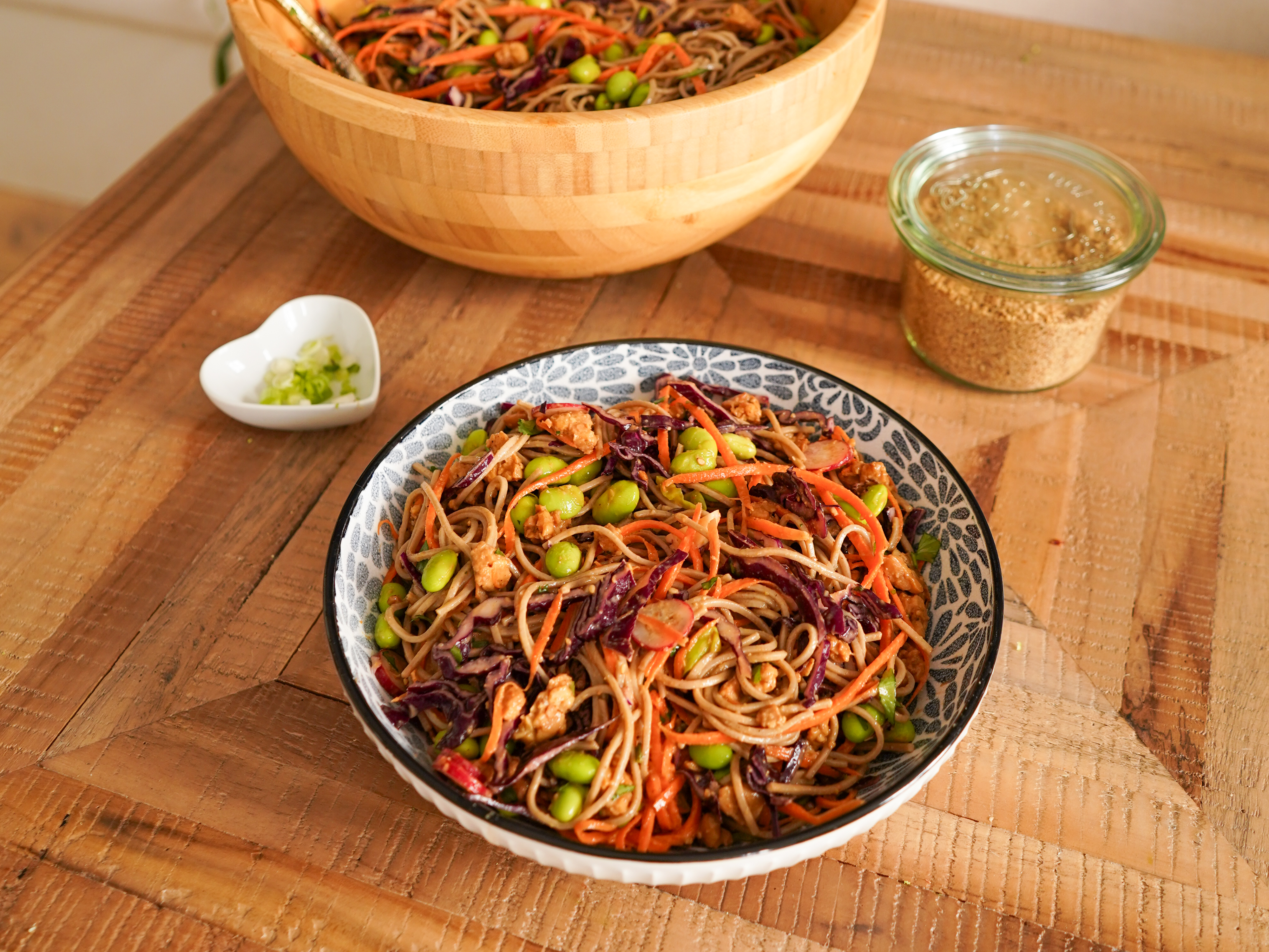 Rainbow Noodles Salad