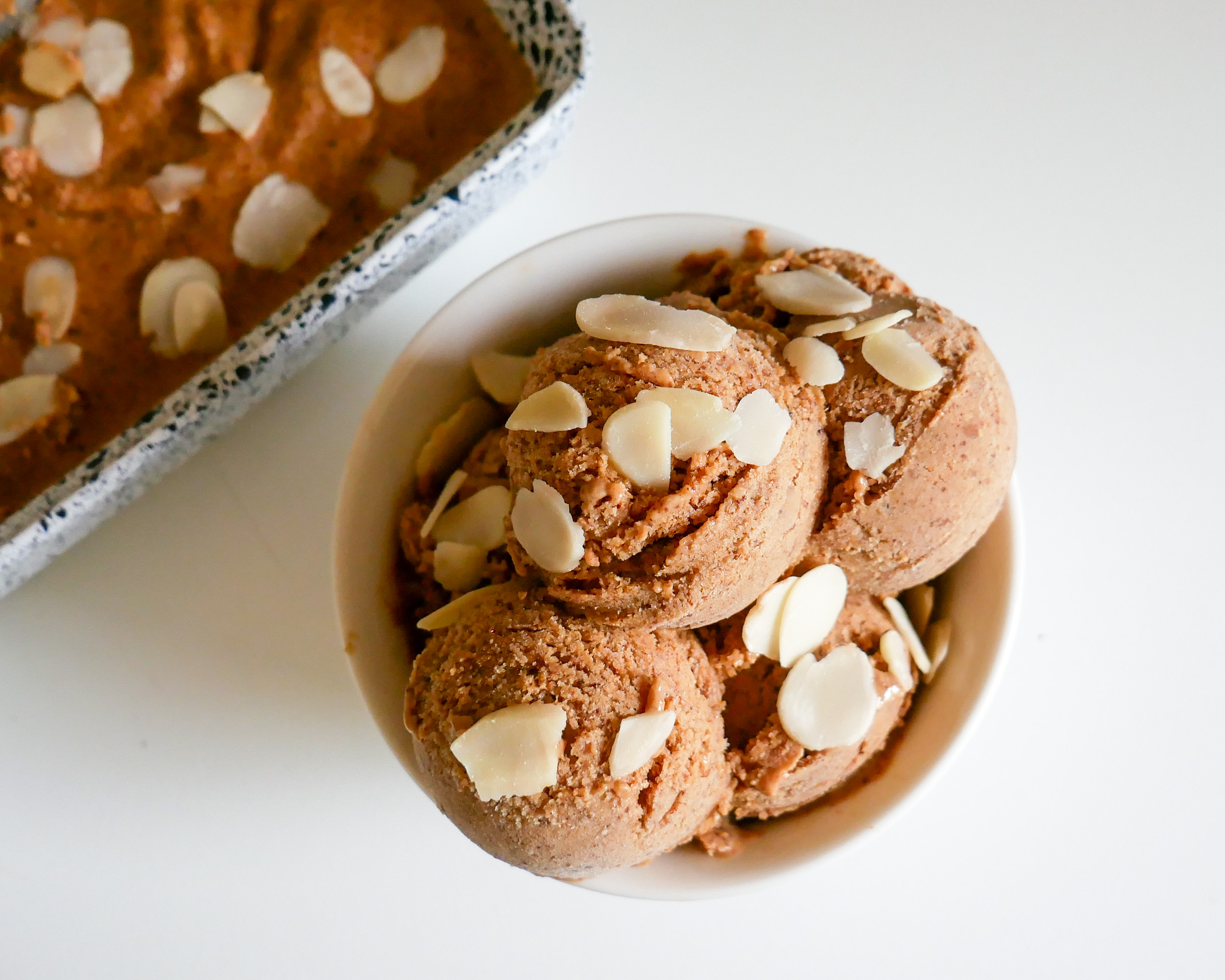Glace aux amandes