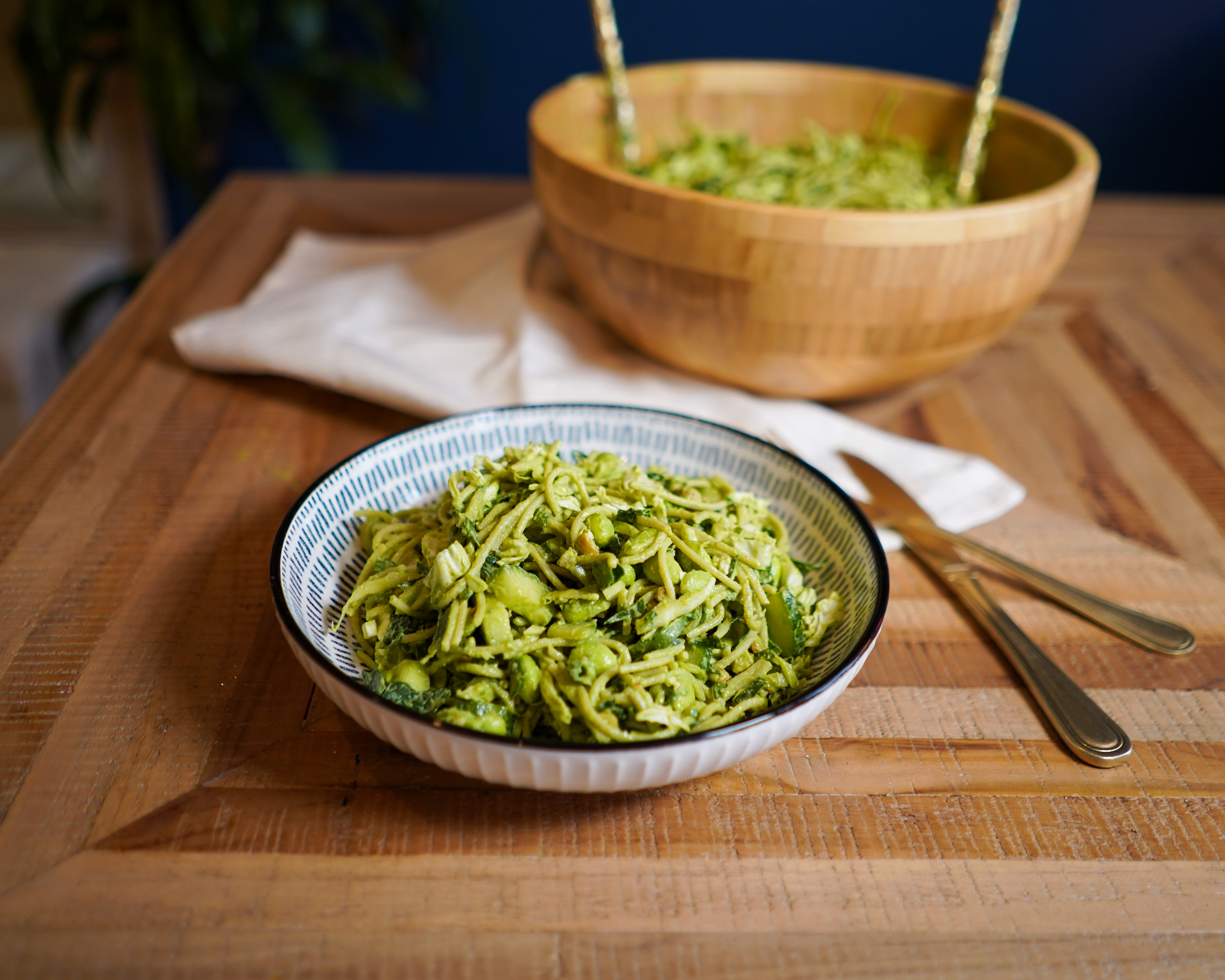 Green Goddess pasta salad