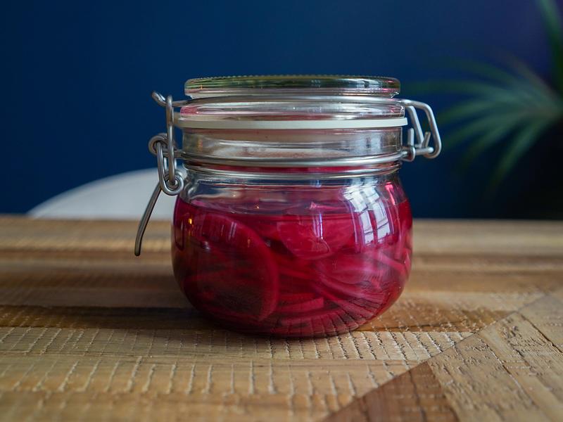 Pickles d'oignon rouge