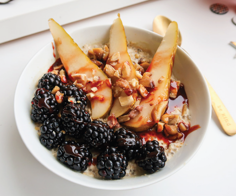 Porridge Poire - Châtaignes