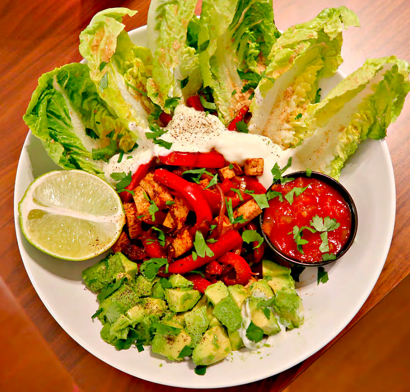Light Fajitas Plate
