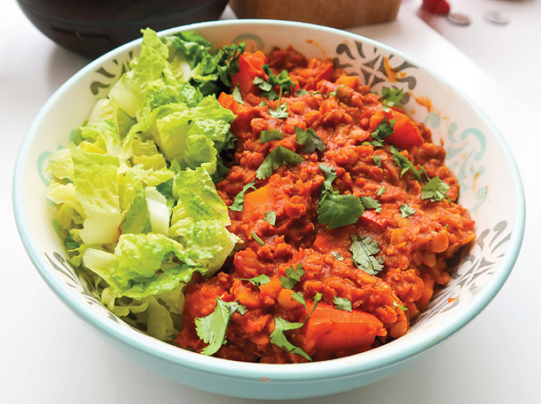 Mijoté de Lentilles au Potimarron