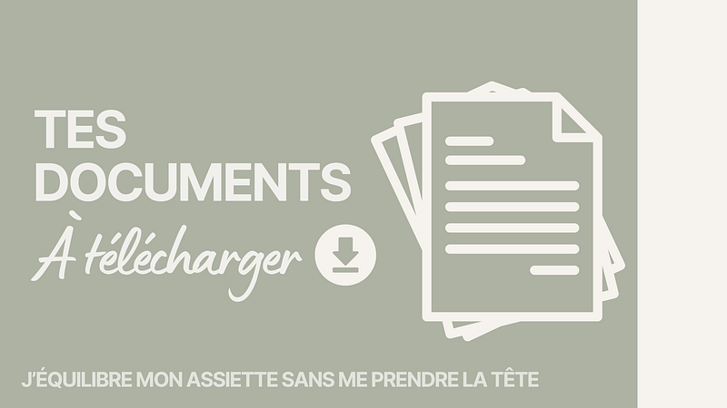 Tes documents à télécharger avant de commencer