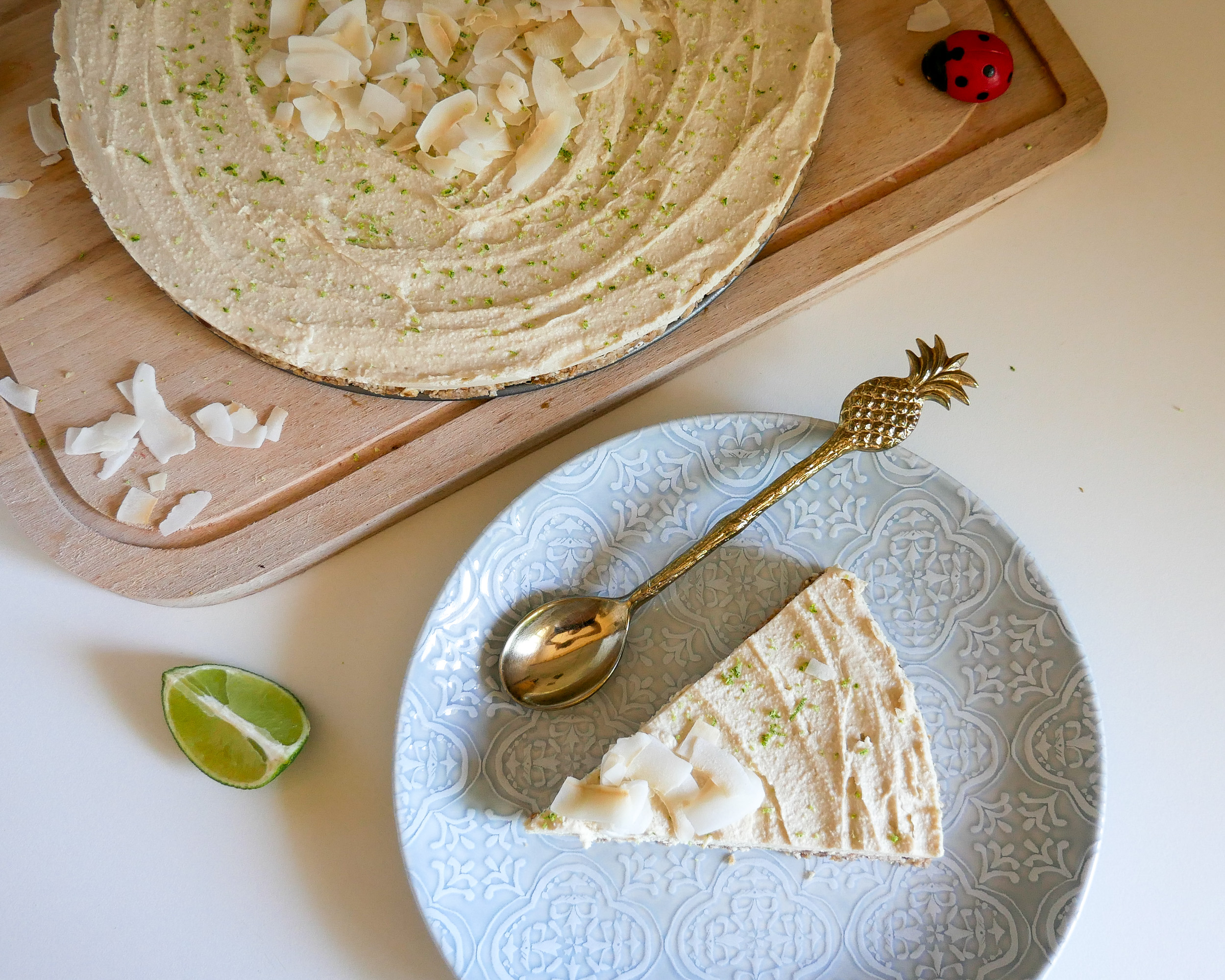 Cheesecake à la noix de coco