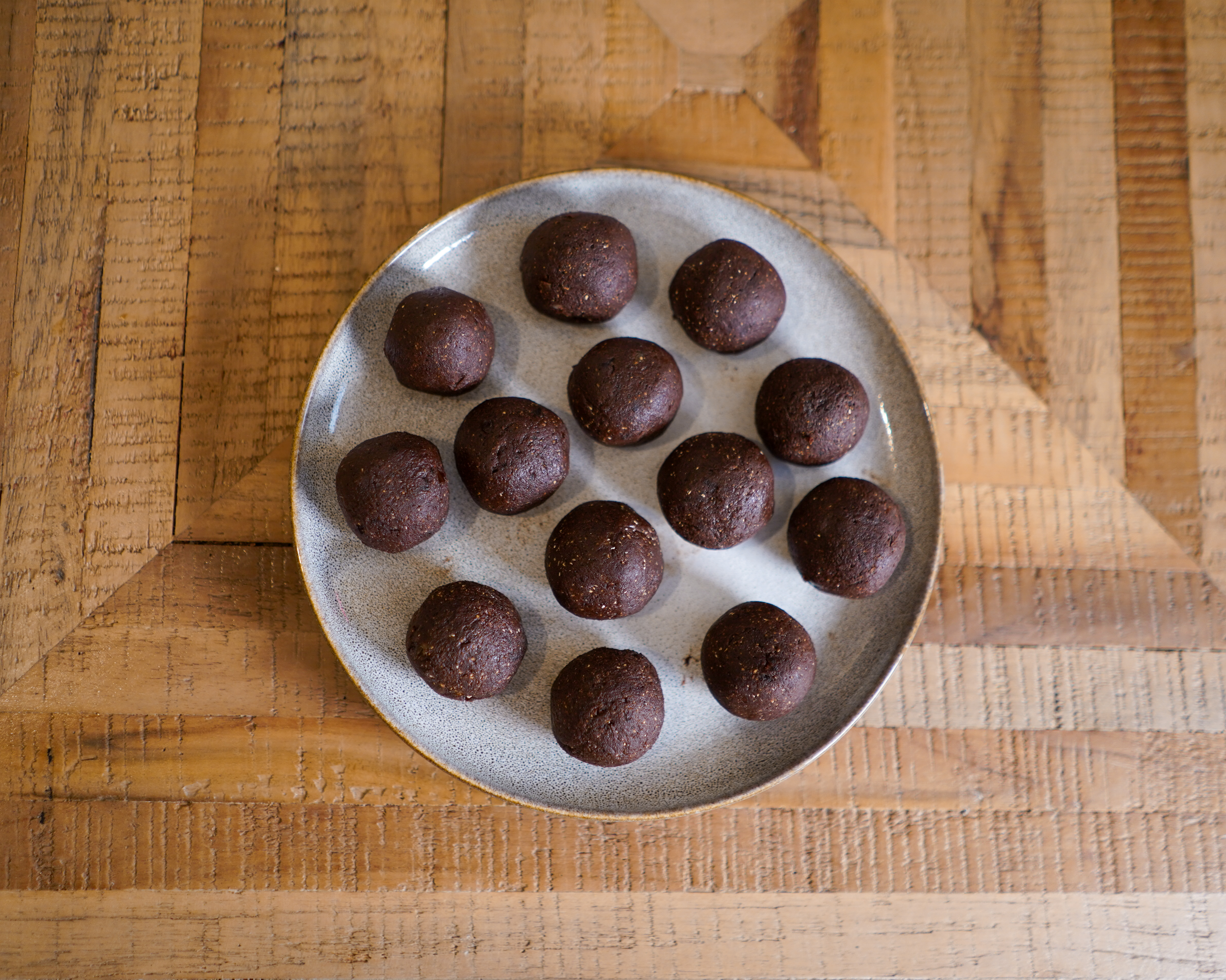 Bliss balls coffee fudge