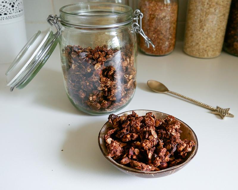 Granola noisettes chocolat
