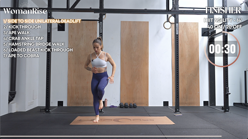 HIIT AGILITY 40/20 / FINISHER WOMANRISE 1 - CYCLE 11