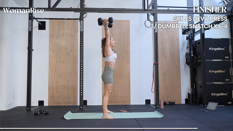 SKILLS Devil press / FINISHER WOMANRISE 3 - CYCLE 4