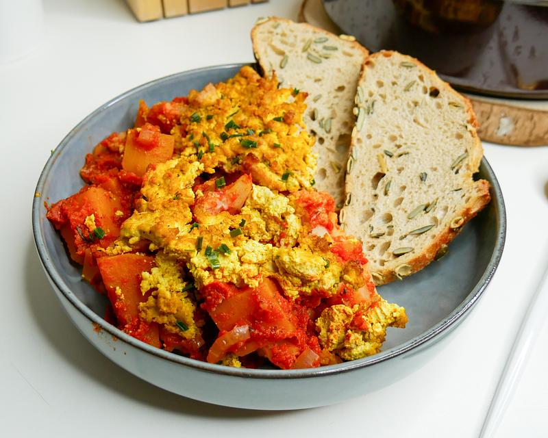 Casserole de tofu aux légumes