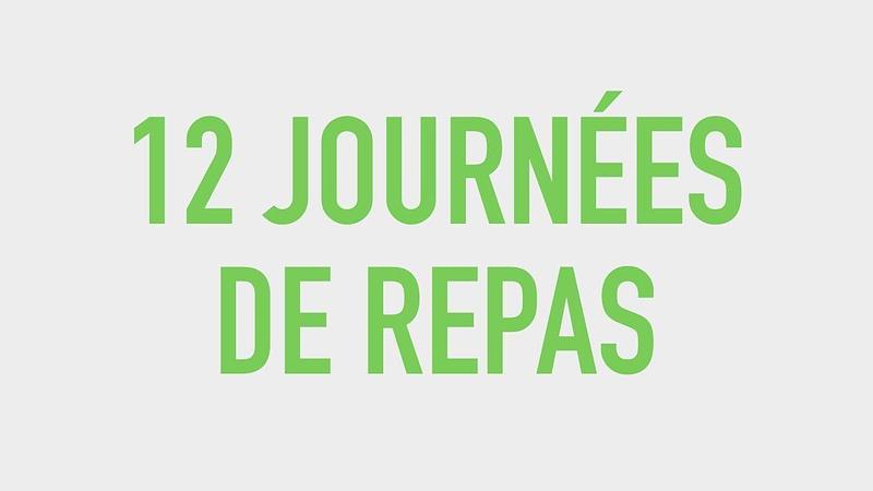Télécharge tes journées de repas